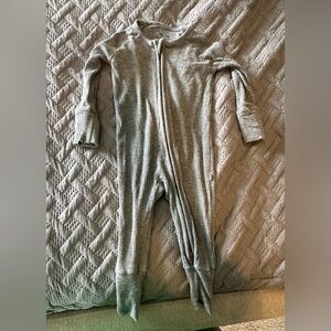 Little sleepies grey ribbed